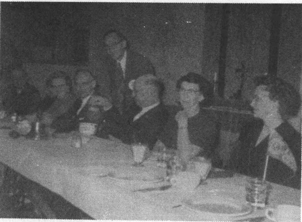 Dinner identified in the centennial history as the Hooper Lions Club organizing gathering in 1951