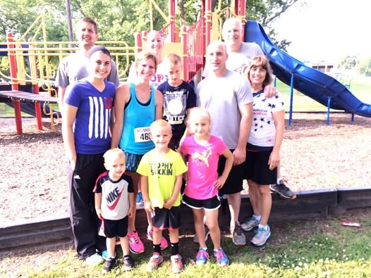 2016 Fun Run: Peters and Hoegermeyers, shared by Patti McDiffett Hoegermeyer