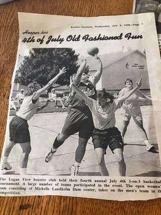 1998 three-on-three event, shared by Sally Oberg