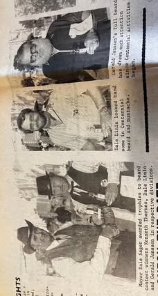 Historic newspaper clipping — details requested, shared by Sally Oberg