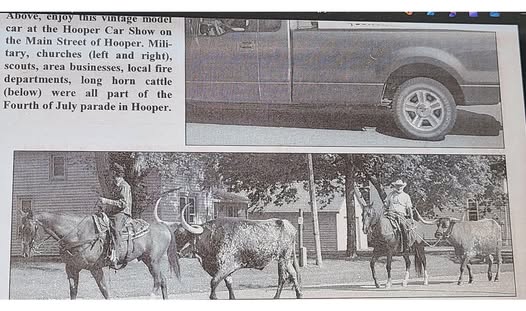 Historic car show newspaper clipping, shared by Anne Skidmore