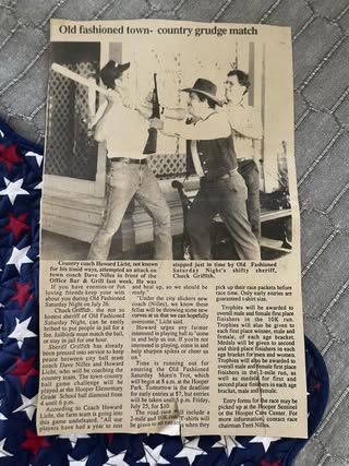 Historic Hooper celebration newspaper clipping, shared by Wendy Mengedoht Brennan