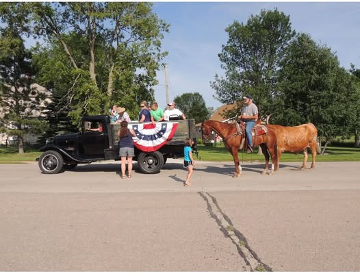 Parade wagon and horses — details requested, shared by Anne Skidmore